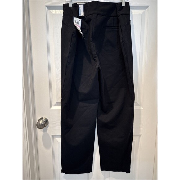 Charter Club Black Cambridge Slim Straight Stretch Pull On Dress Pants 22W - Picture 2 of 15
